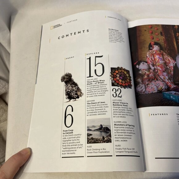 National Geographic February 2023 Origami Innovation Aging Japan Sea Otter Comeb - Picture 3 of 10